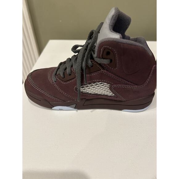 Air Jordan 5 Retro SE 2023 Mid Burgundy Size Boys 12C - Picture 4 of 11